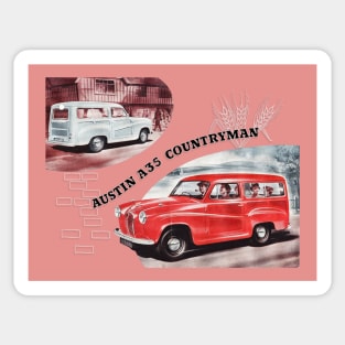 AUSTIN A35 COUNTRYMAN - advert Sticker